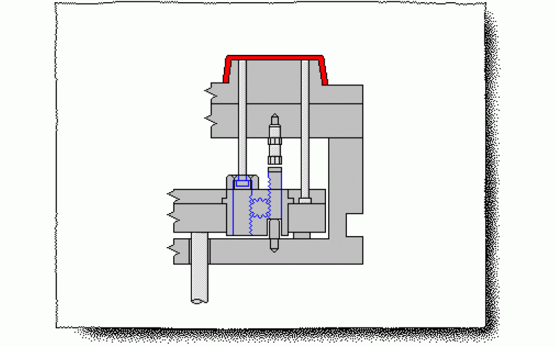 頂出代脫螺紋機構(gòu)-深圳市模具廠整理提供