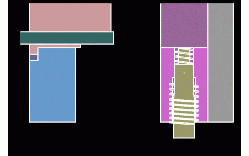 側(cè)面螺紋，馬達(dá)脫機(jī)構(gòu)-深圳市模具廠整理提供