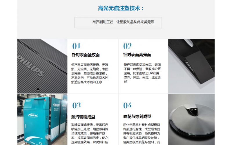 塑膠模具注塑新技術(shù)，高光無痕注塑技術(shù)