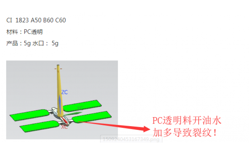 PC 透明件噴油絲印的禁區(qū) ， 容易開裂， 小心調(diào)油， 少用開油水， 盡量用防白水。
